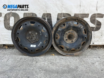 Jante din oțel for Skoda Fabia I Sedan (10.1999 - 12.2007) 14 inches, width 5 (Prețul este pentru 2 buc.)