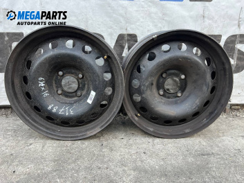 Stahlfelgen for Citroen C4 Hatchback I (11.2004 - 12.2013) 16 inches, width 6.5 (Preis für zwei stücke)