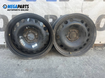 Stahlfelgen for Opel Zafira B Minivan (07.2005 - 14.2015) 16 inches, width 6.5 (Preis für zwei stücke)
