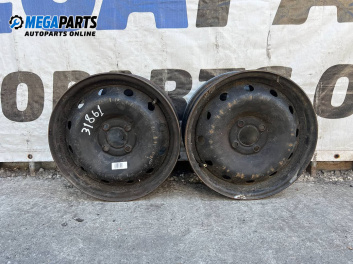 Stahlfelgen for Dacia Logan MCV I (02.2007 - 02.2013) 15 inches, width 6 (Preis für zwei stücke)