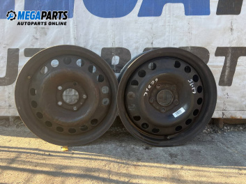Jante din oțel for Opel Zafira A Minivan (04.1999 - 06.2005) 15 inches, width 6/J (Prețul este pentru 2 buc.)