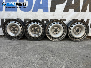 Jante din oțel for Volkswagen Golf V Hatchback (10.2003 - 02.2009) 15 inches, width 6 (Prețul este pentru un set)