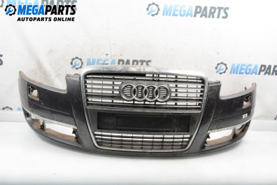 Front bumper for Audi A6 Sedan C6 (05.2004 - 03.2011), sedan, position: front