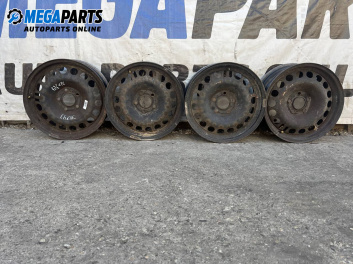 Jante din oțel for Fiat Bravo II Hatchback (11.2006 - 06.2014) 16 inches, width 6.2 (Prețul este pentru un set)