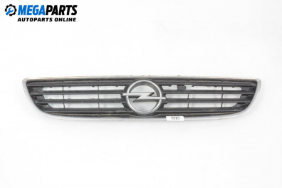 Grill for Opel Zafira A Minivan (04.1999 - 06.2005), minivan, position: front