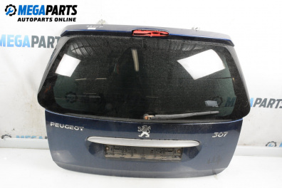 Capac spate for Peugeot 307 Station Wagon (03.2002 - 12.2009), 5 uși, combi, position: din spate