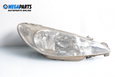 Headlight for Peugeot 206 Hatchback (08.1998 - 12.2012), hatchback, position: right