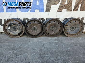 Jante din oțel for Renault Laguna II Hatchback (03.2001 - 12.2007) 16 inches, width 6.5 (Prețul este pentru un set)
