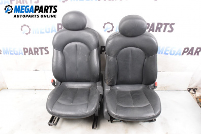 Scaune din piele for Mercedes-Benz CLK-Class Coupe (C209) (06.2002 - 05.2009), 3 uși