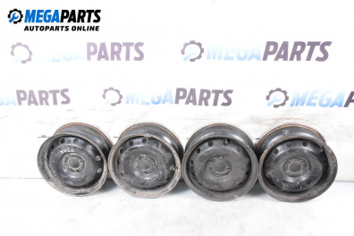 Steel wheels for Dacia Logan MCV I (02.2007 - 02.2013) 15 inches, width 6 (The price is for the set)