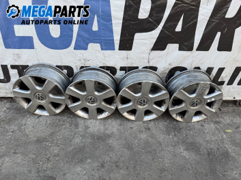 Jante din aliaj for Volkswagen Touran Minivan I (02.2003 - 05.2010) 16 inches, width 6.5 (Prețul este pentru un set)