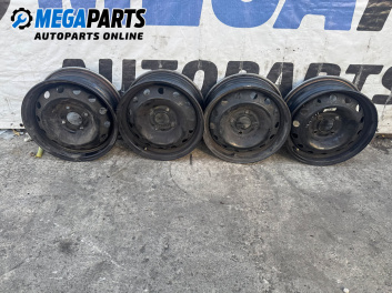 Steel wheels for Citroen Xsara Break (10.1997 - 03.2010) 14 inches, width 5.5 (The price is for the set)