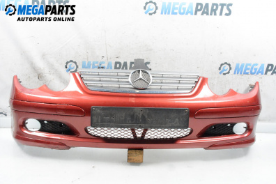 Bara de protectie frontala for Mercedes-Benz C-Class Coupe (CL203) (03.2001 - 06.2007), coupe, position: fața