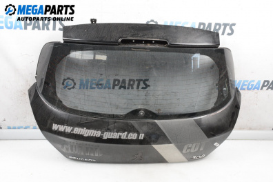 Heckklappe for Peugeot 308 Hatchback I (09.2007 - 12.2016), 5 türen, hecktür, position: rückseite