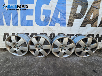 Alufelgen for Skoda Roomster Minivan (03.2006 - 05.2015) 15 inches, width 6, ET 43 (Preis pro set angegeben)