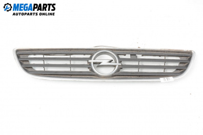 Grill for Opel Zafira A Minivan (04.1999 - 06.2005), minivan, position: front