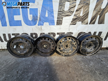 Jante din oțel for Dacia Logan MCV I (02.2007 - 02.2013) 15 inches, width 6 (Prețul este pentru un set)