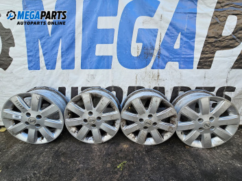 Alufelgen for Nissan Micra III Hatchback (01.2003 - 06.2010) 15 inches, width 5.5, ET 50 (Preis pro set angegeben)