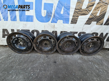 Jante din oțel for Volkswagen Golf IV Hatchback (08.1997 - 06.2005) 15 inches, width 6 (Prețul este pentru un set)