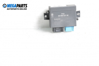 Parking sensor control module for Peugeot 5008 Minivan (06.2009 - 03.2017), № PSA 96 666 637 80