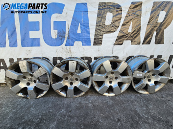 Alloy wheels for Peugeot 5008 Minivan (06.2009 - 03.2017) 16 inches, width 7 (The price is for the set)