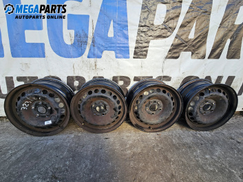 Steel wheels for Mercedes-Benz A-Class Hatchback W169 (09.2004 - 06.2012) 15 inches, width 6, ET 45 (The price is for the set)