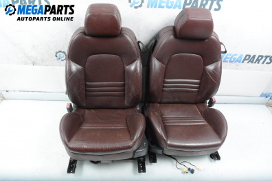 Scaune din piele cu reglare electrică for Peugeot 407 Coupe (10.2005 - 12.2011), 3 uși