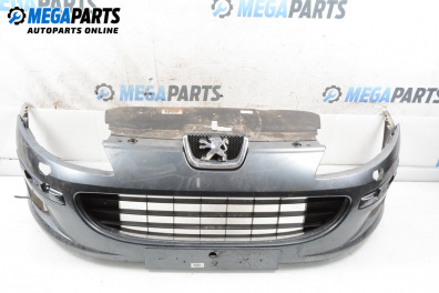 Bara de protectie frontala for Peugeot 407 Sedan (02.2004 - 12.2011), sedan, position: fața