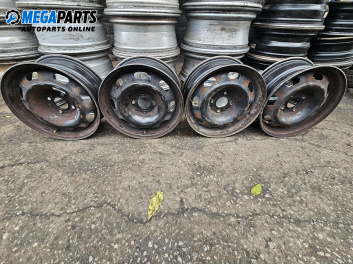 Jante din oțel for Citroen C3 Hatchback I (02.2002 - 11.2009) 15 inches, width 6 (Prețul este pentru un set)