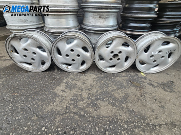 Jante din aliaj for Peugeot 206 CC Cabrio (09.2000 - 12.2008) 15 inches, width 6 (Prețul este pentru un set)