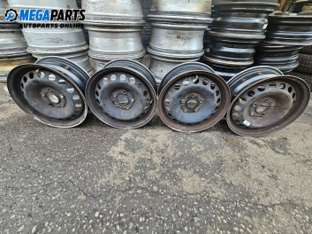 Jante din oțel for Volkswagen Golf V Hatchback (10.2003 - 02.2009) 15 inches, width 6 (Prețul este pentru un set)