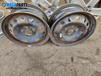 Jante din oțel for Hyundai ix20 Hatchback (11.2010 - 05.2019) 15 inches, width 6 (Prețul este pentru 2 buc.)