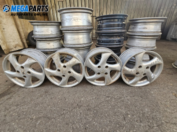 Jante din aliaj for Peugeot 206 CC Cabrio (09.2000 - 12.2008) 15 inches, width 6 (Prețul este pentru un set)