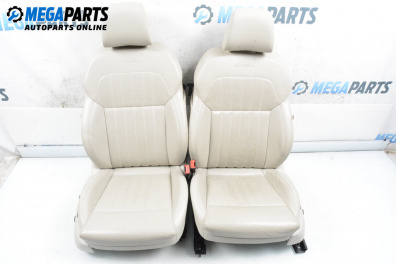 Scaune din piele cu reglare și încălzire electrice for Skoda Superb III Combi (03.2015 - ...), 5 uși