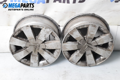 Alufelgen for Citroen C8 Minivan (10.2002 - 06.2014) 15 inches, width 6.5 (Preis für zwei stücke)