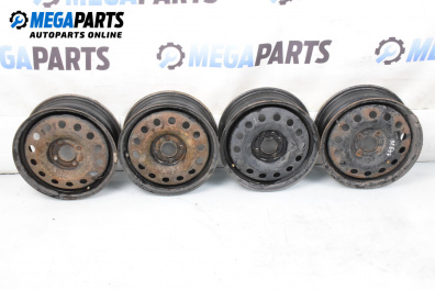 Steel wheels for Ford Focus I Hatchback (10.1998 - 12.2007) 15 inches, width 6 (The price is for the set)