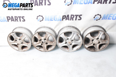 Jante din aliaj for Hyundai Coupe Coupe Facelift (08.1999 - 04.2002) 15 inches, width 6, ET 46 (Prețul este pentru un set)