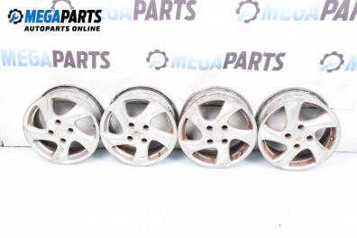 Alufelgen for Peugeot 206 CC Cabrio (09.2000 - 12.2008) 15 inches, width 6 (Preis pro set angegeben)