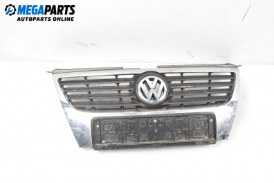Grill for Volkswagen Passat V Variant B6 (08.2005 - 11.2011), station wagon, position: front