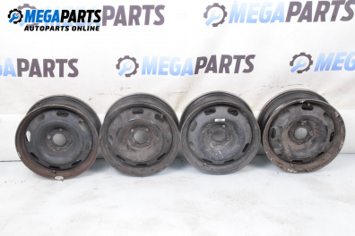 Steel wheels for Citroen C3 Hatchback I (02.2002 - 11.2009) 15 inches, width 6 (The price is for the set)