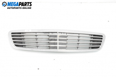 Grill for Mercedes-Benz S-Class Sedan (W220, V220) (10.1998 - 08.2005), sedan, position: front