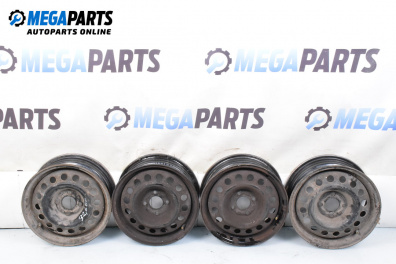 Steel wheels for Renault Megane I Grandtour (03.1999 - 08.2003) 14 inches, width 5.5 (The price is for the set)