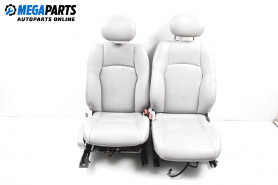 Scaune din piele cu reglare și încălzire electrice for Mercedes-Benz C-Class Estate (S203) (03.2001 - 08.2007), 5 uși