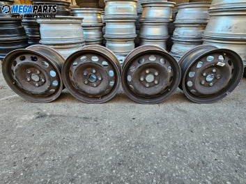 Steel wheels for Volkswagen Sharan Minivan I (05.1995 - 03.2010) 15 inches, width 6 J (The price is for the set)