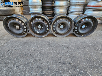 Steel wheels for Citroen C5 I Hatchback (03.2001 - 03.2005) 16 inches, width 6.5  J (The price is for the set)