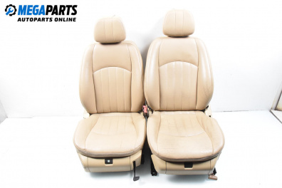 Scaune din piele cu reglare și încălzire electrice for Mercedes-Benz E-Class Sedan (W211) (03.2002 - 03.2009), 5 uși