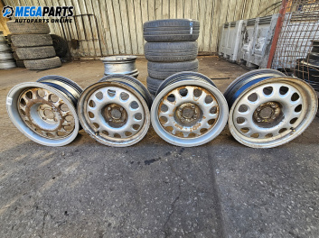 Steel wheels for Volkswagen Passat II Variant B3, B4 (02.1988 - 06.1997) 15 inches, width 6 J (The price is for the set)