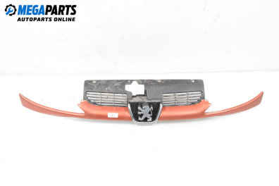 Grill for Peugeot 206 Hatchback (08.1998 - 12.2012), hatchback, position: front
