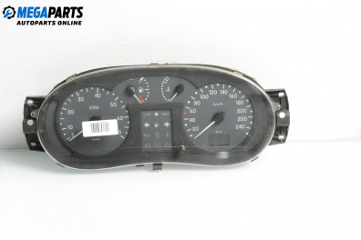 Instrument cluster for Renault Clio II Hatchback (09.1998 - 09.2005) 1.2 (BB0A, BB0F, BB10, BB1K, BB28, BB2D, BB2H, CB0A...), 58 hp