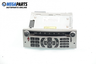 CD player for Peugeot 407 2.7 HDi, 204 hp, sedan automatic, 2007 № 96645760YP